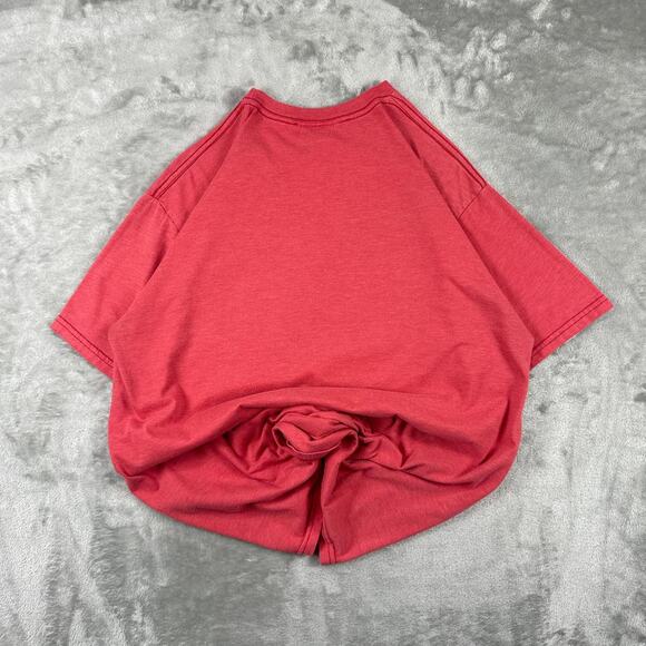 Vintage Y2k Volcom pink retro graphic logo spellout shirt size Large - Picture 2 of 7